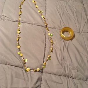 Necklace with matching bracelet